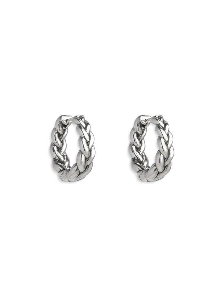 Braided Hoop Earrings