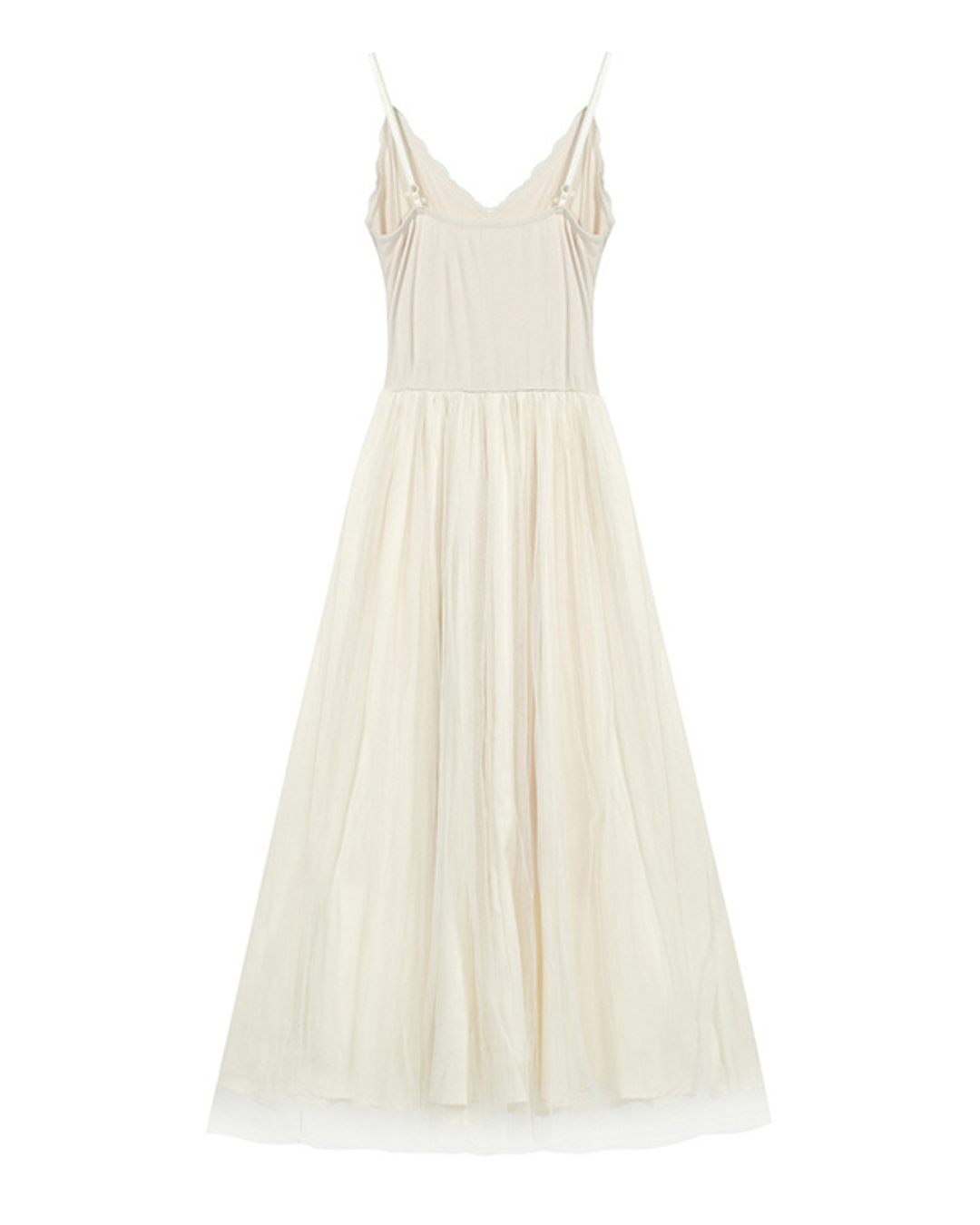 Amélie Mesh-Panel Slip Dress