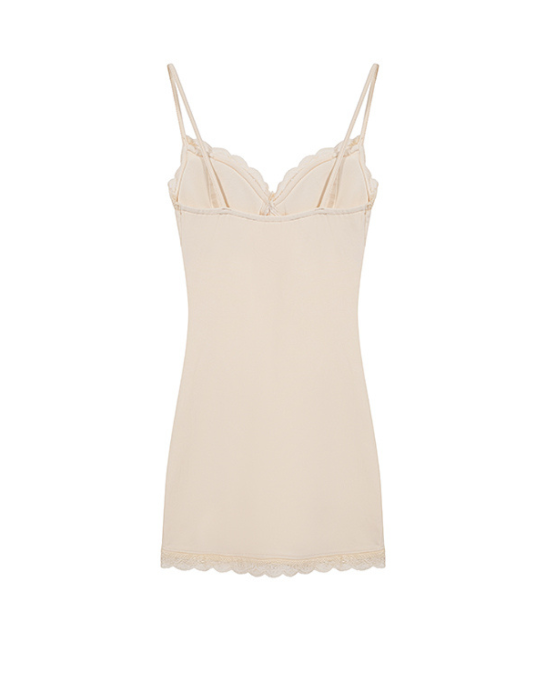 Mila Lace Trim Mini Dress