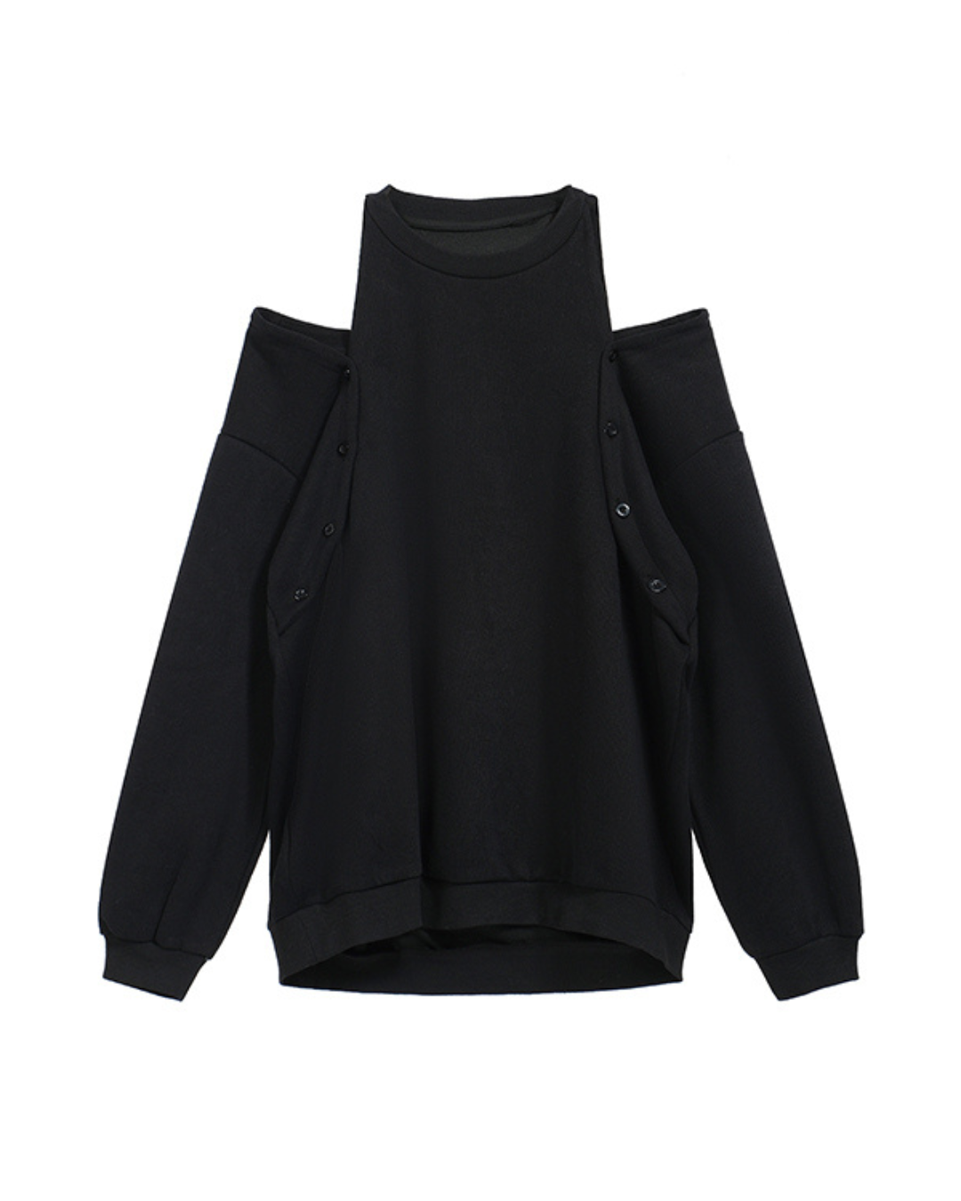 Lune Cut-Out Shoulder Sweatshirt
