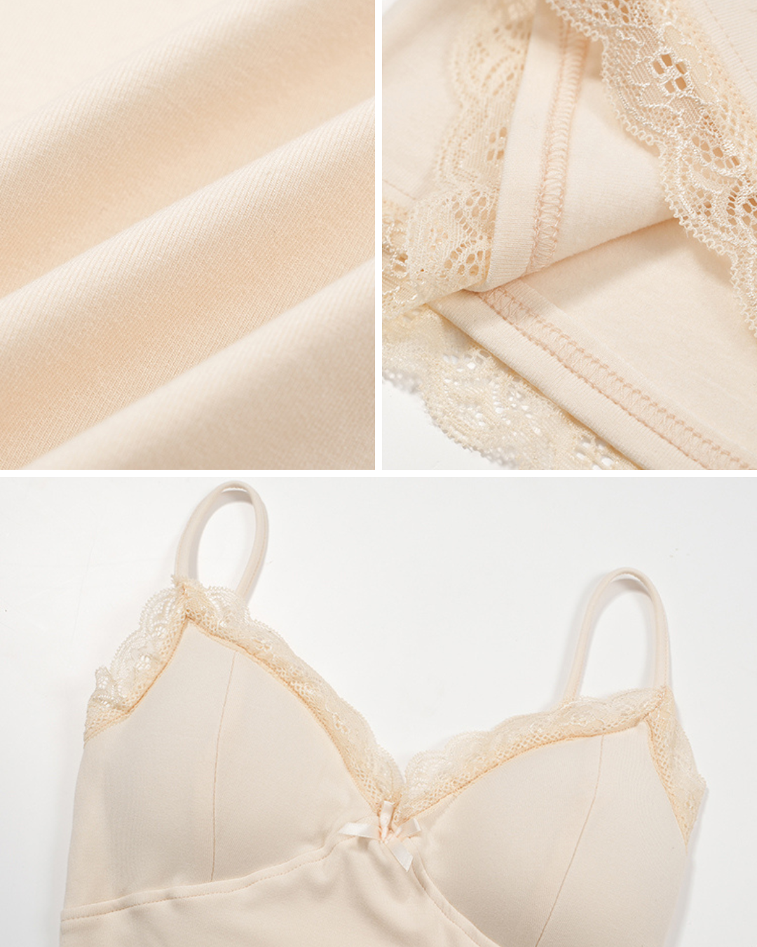 Mila Lace Trim Mini Dress