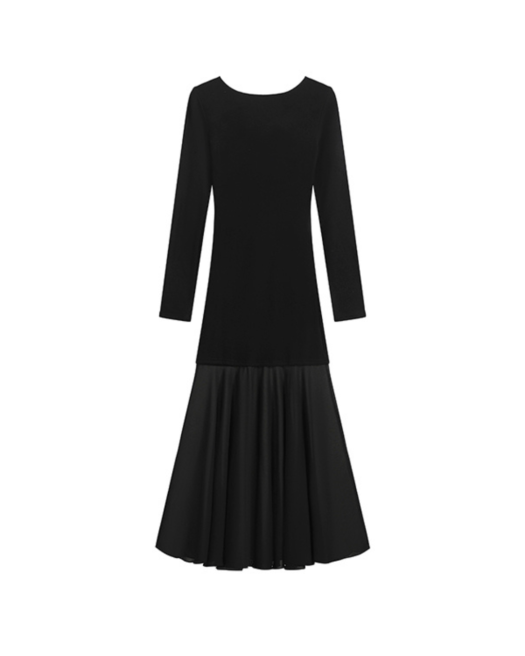 Celeste Off-Shoulder Chiffon Mermaid Dress