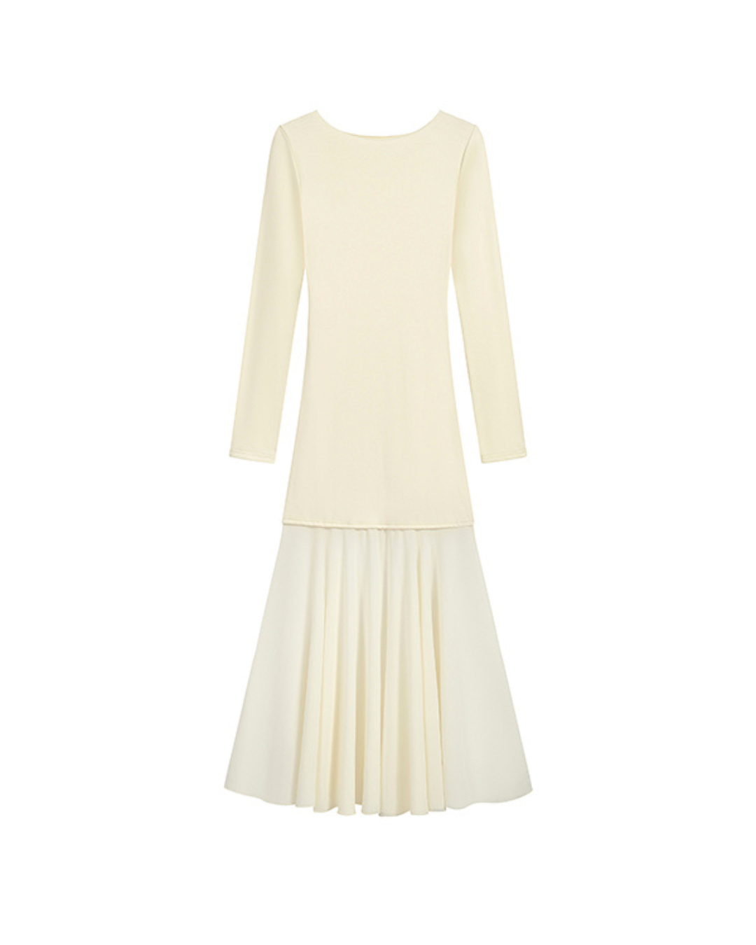 Celeste Off-Shoulder Chiffon Mermaid Dress