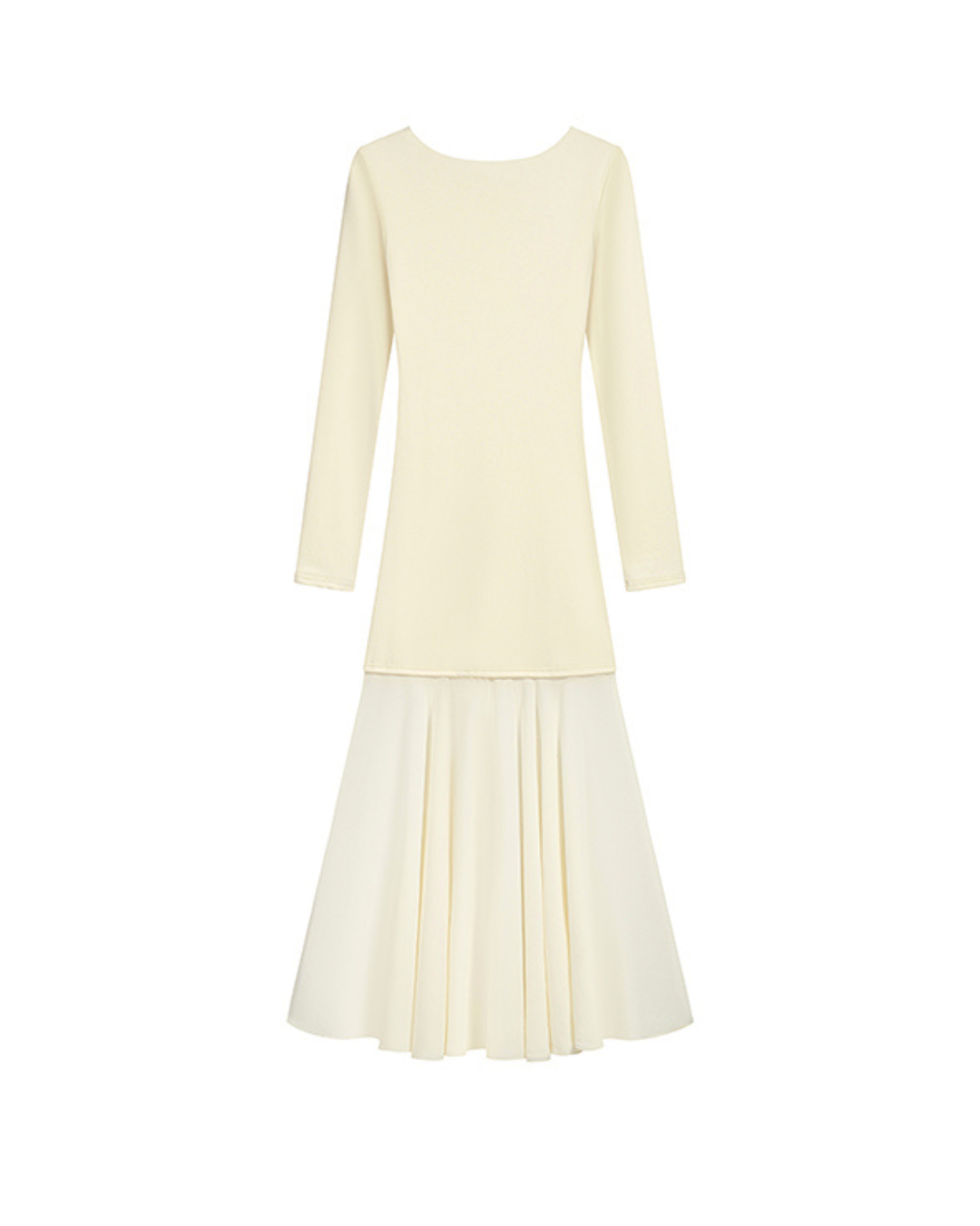 Celeste Off-Shoulder Chiffon Mermaid Dress