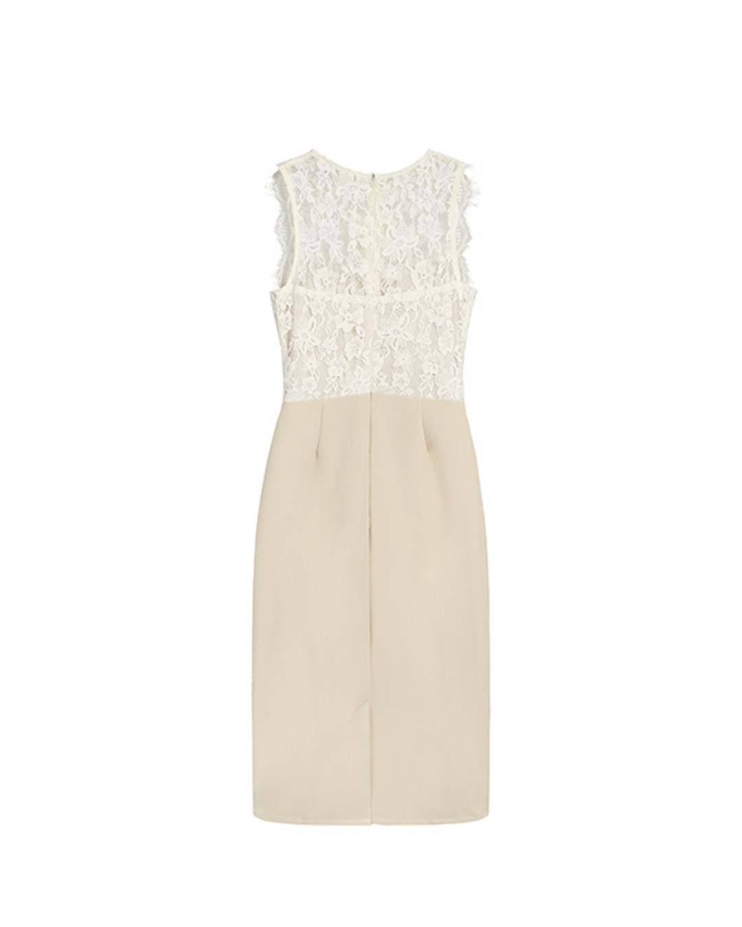 Lace Whisper Sleeveless Lace Panel Dress