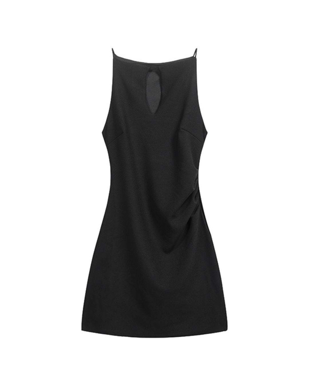 Sloane Ruched Keyhole Dress