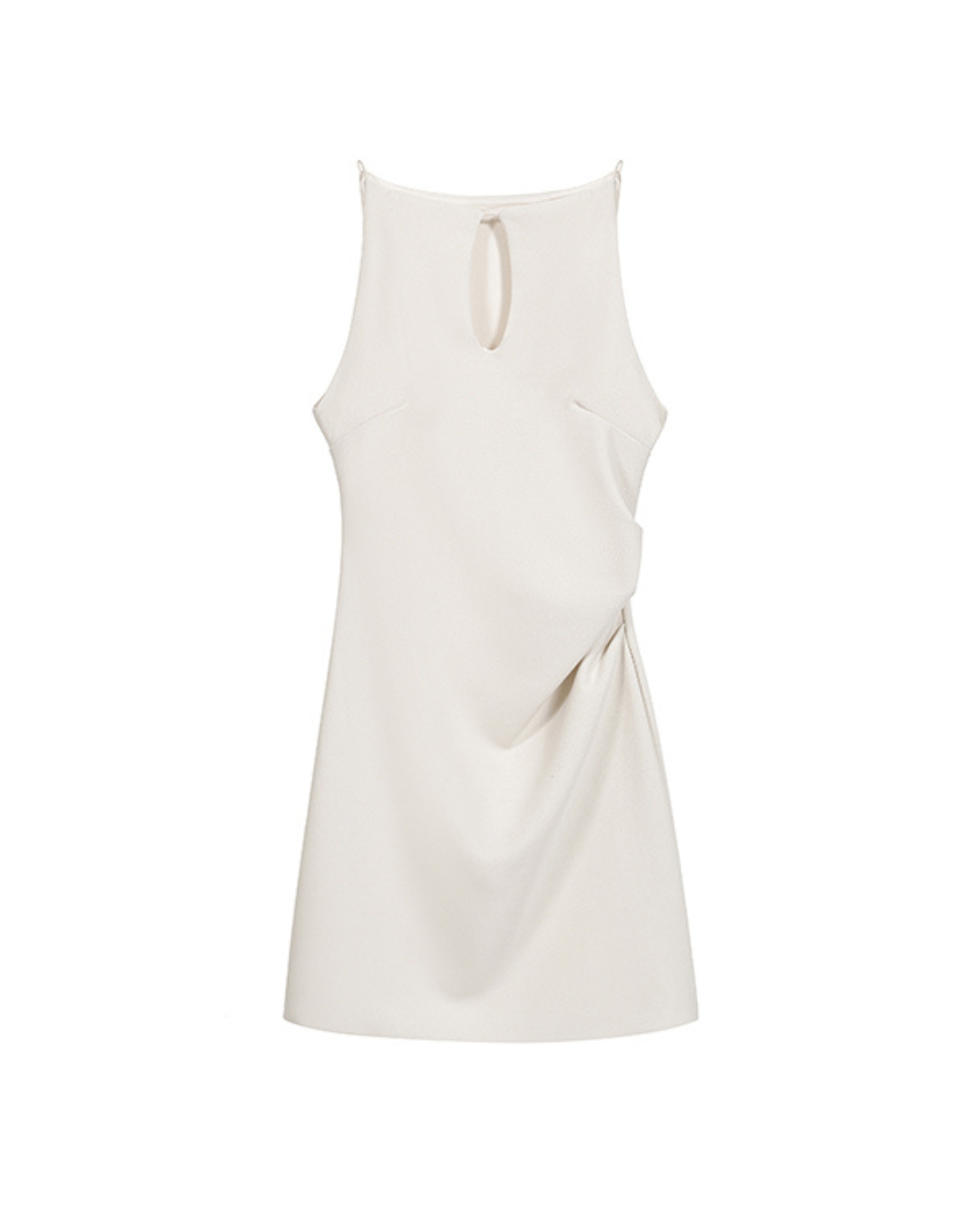Sloane Ruched Keyhole Dress