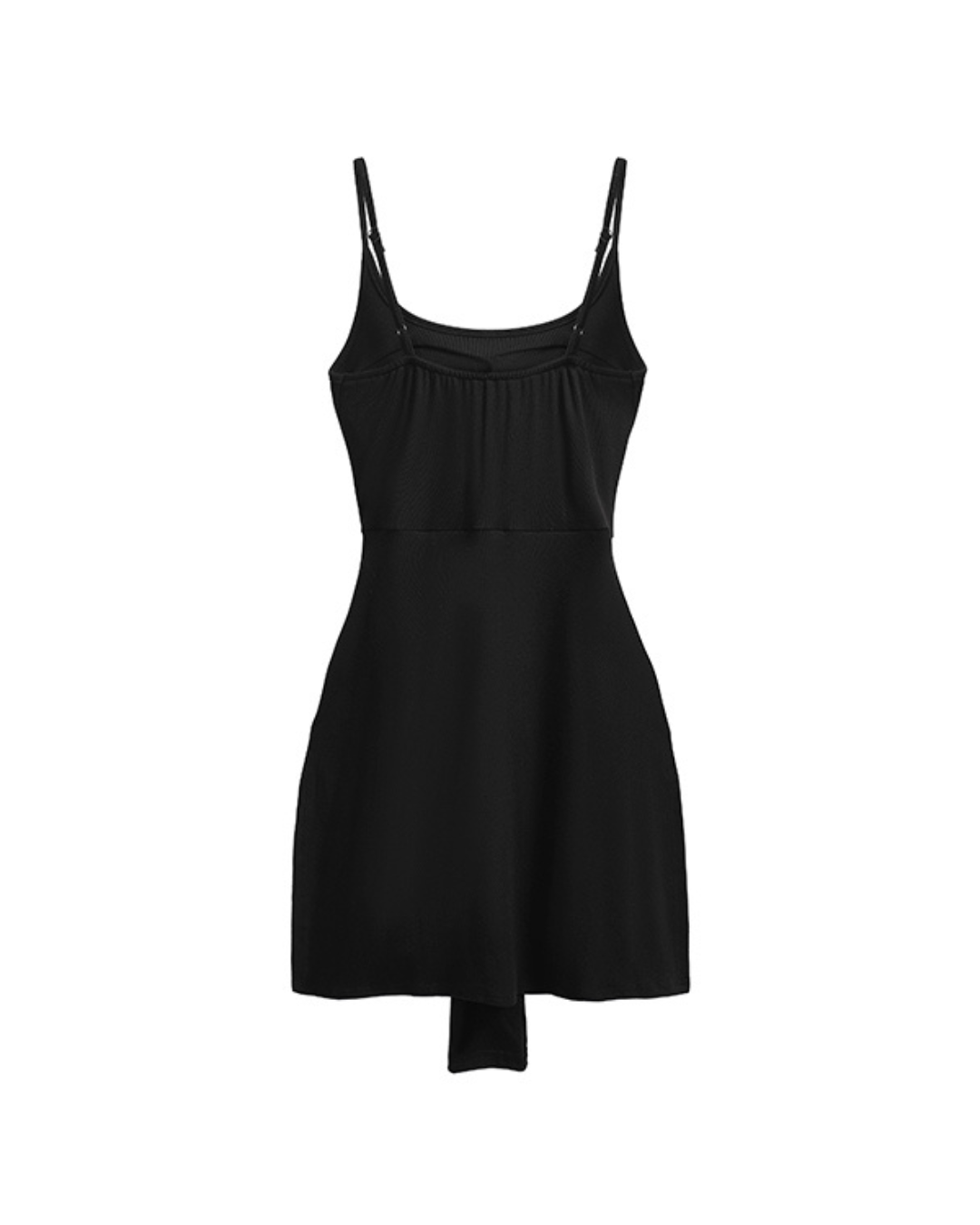 Aria Tie-Waist Layered Mini Dress