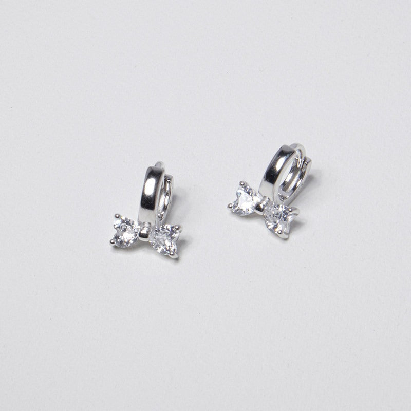 Twin Spark Hoop Earrings