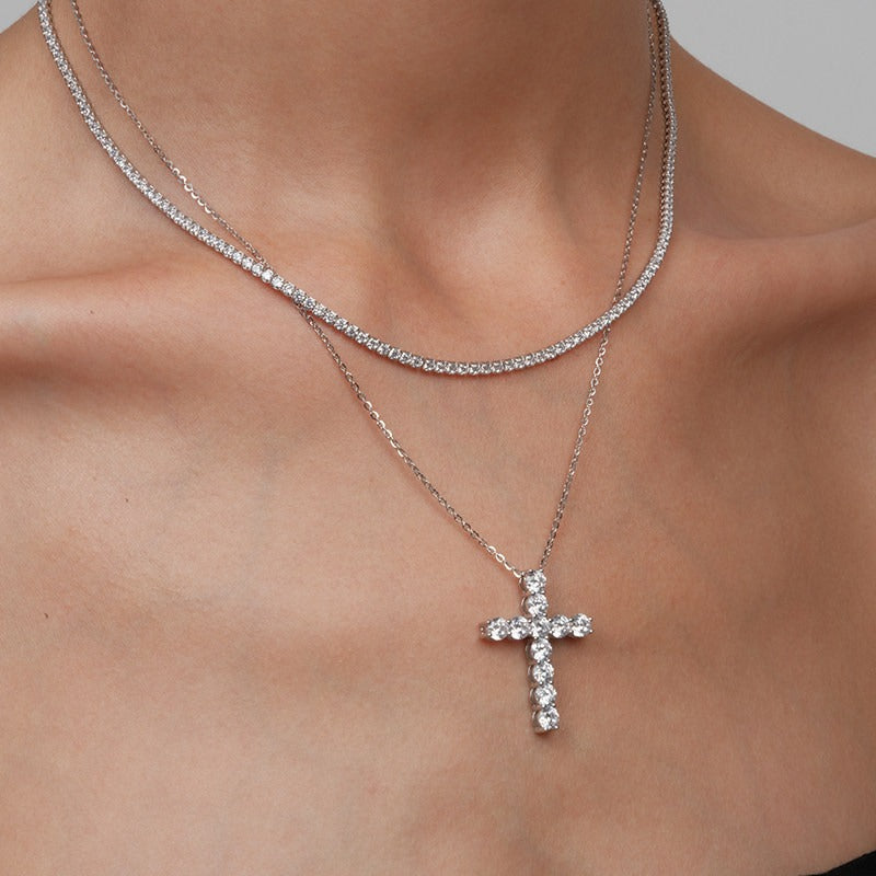 Lumen Cross Necklace