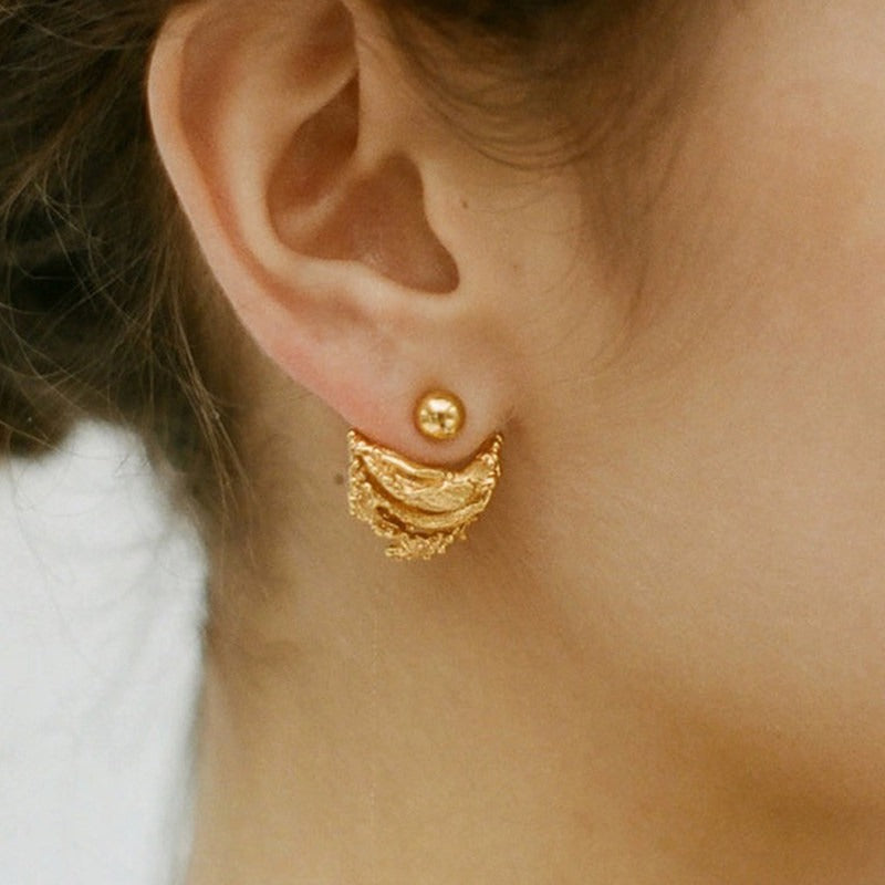 Aurelia Fan Stud Earrings