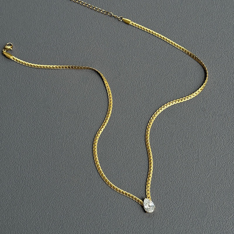 Solace Pear Necklace
