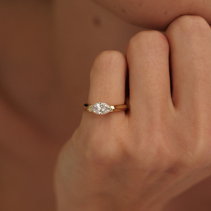 Marquise Solitaire Ring
