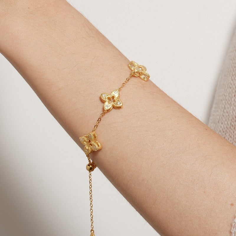 Golden Clover Bracelet