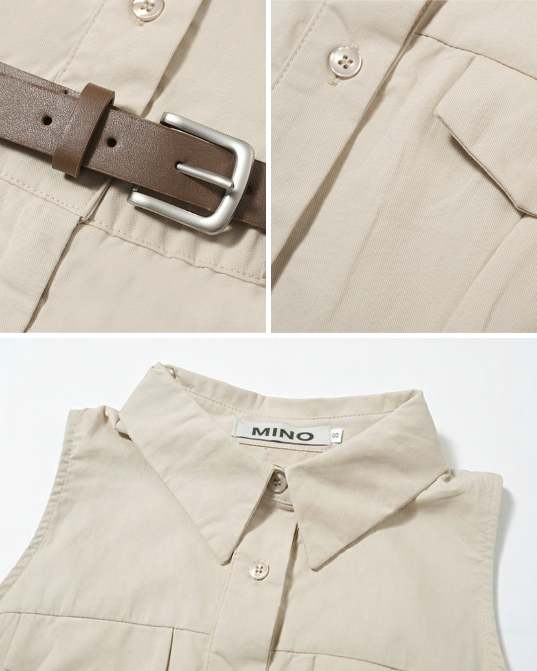 Siena Belted Shirt Dress