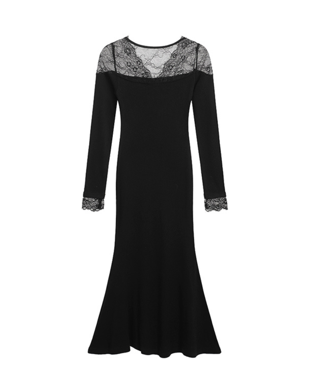 Velisse Lace V-Neck Mermaid Dress