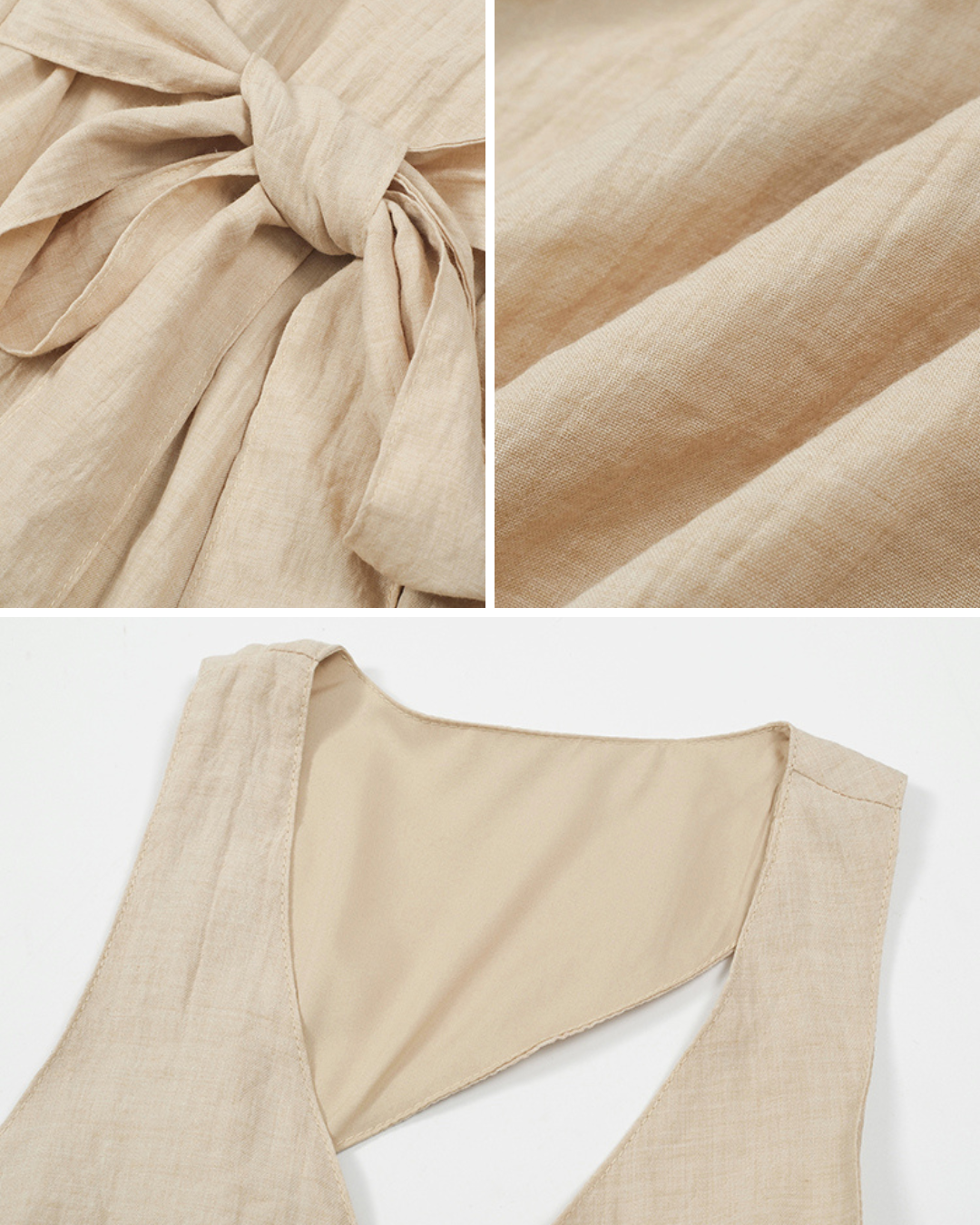 Isla Backless Satin Dress