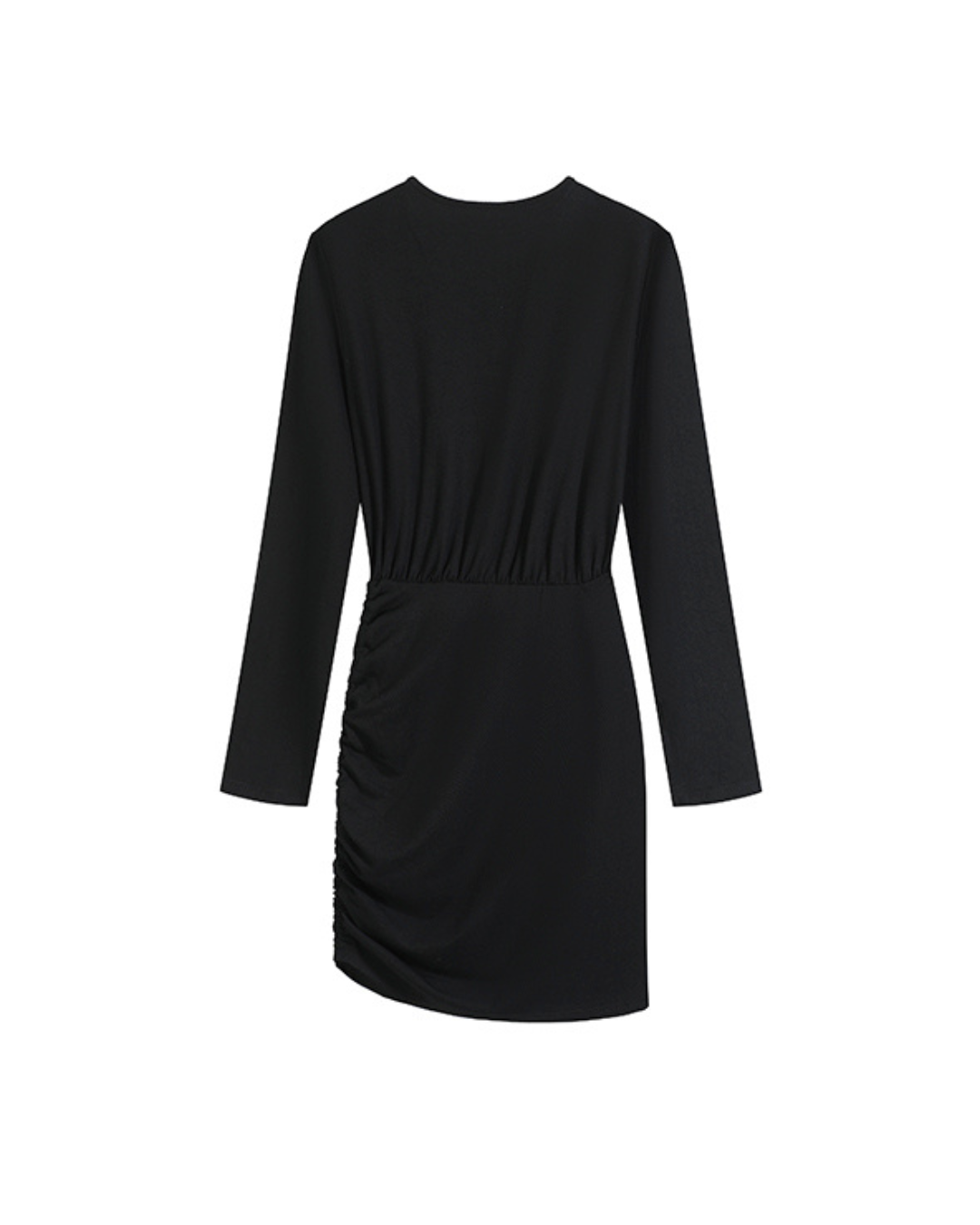 Sculpted Grace Ruched Bodycon Dress