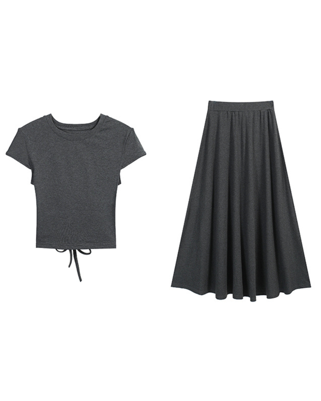 Lora Minimalist Soft Drape Two-Piece Set