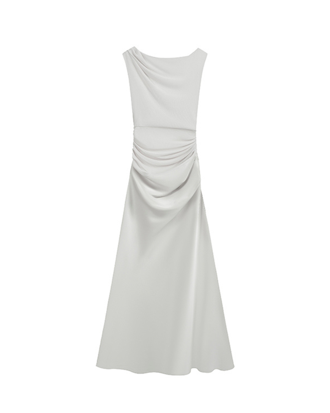 Celeste Mesh & Satin Mermaid Dress