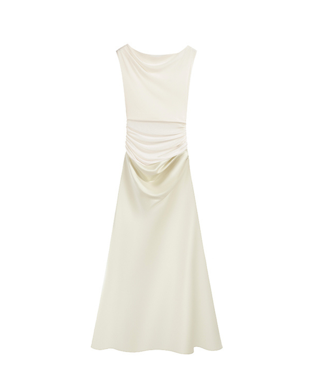 Celeste Mesh & Satin Mermaid Dress