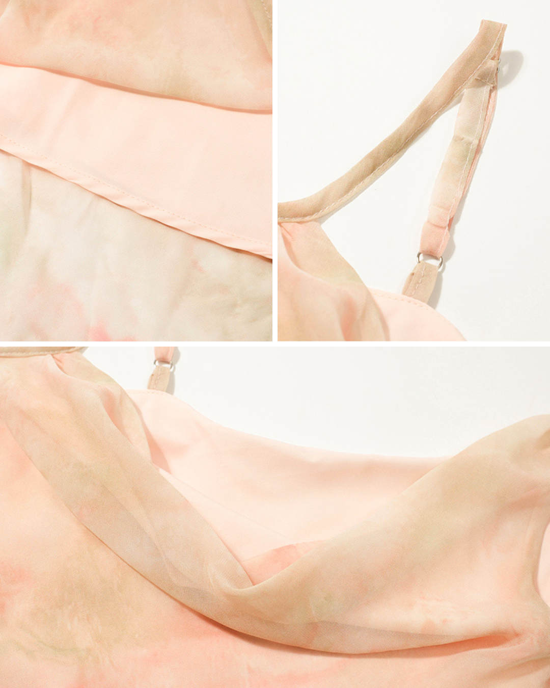 Isla Draped Chiffon Dress