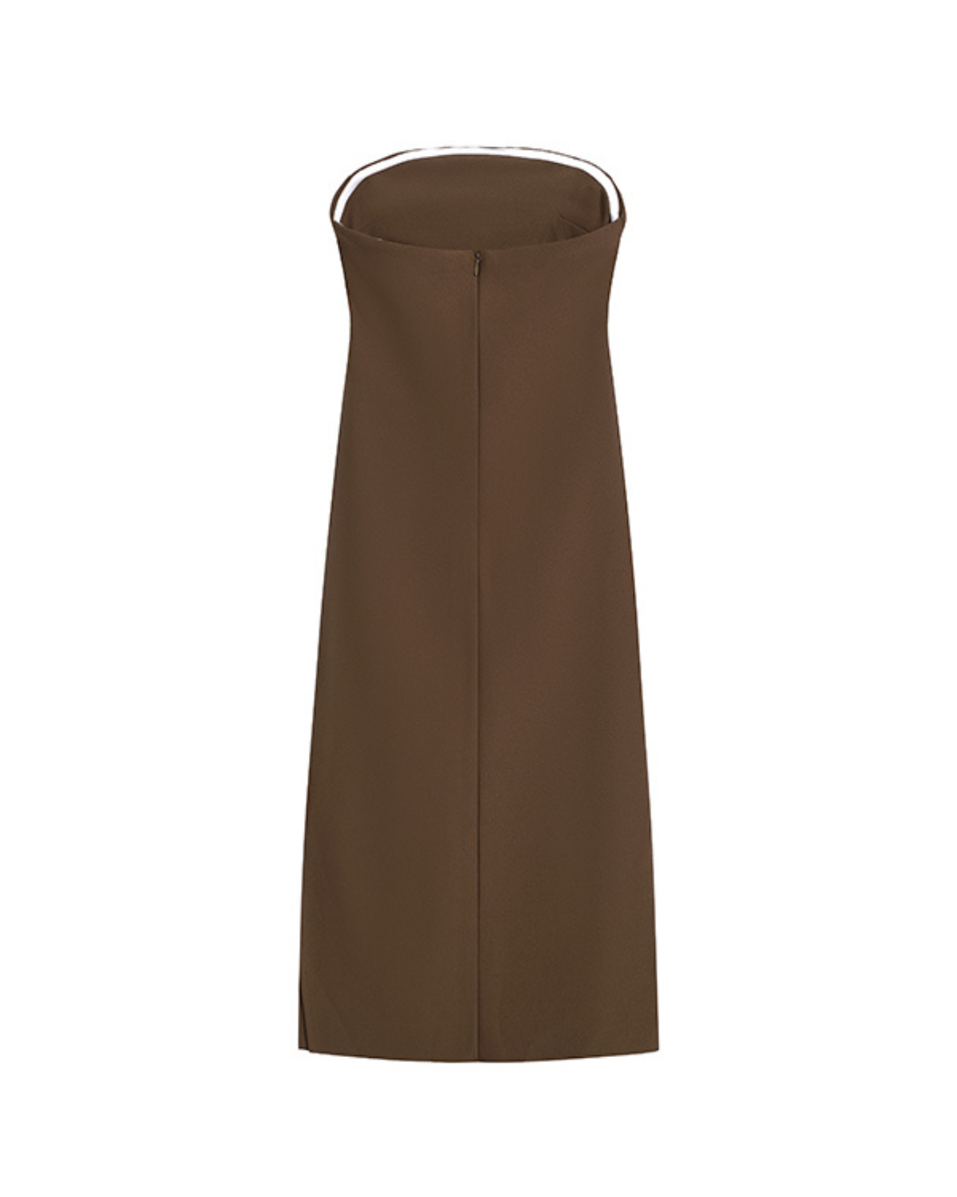 Arwen Ruched Strapless Midi Dress