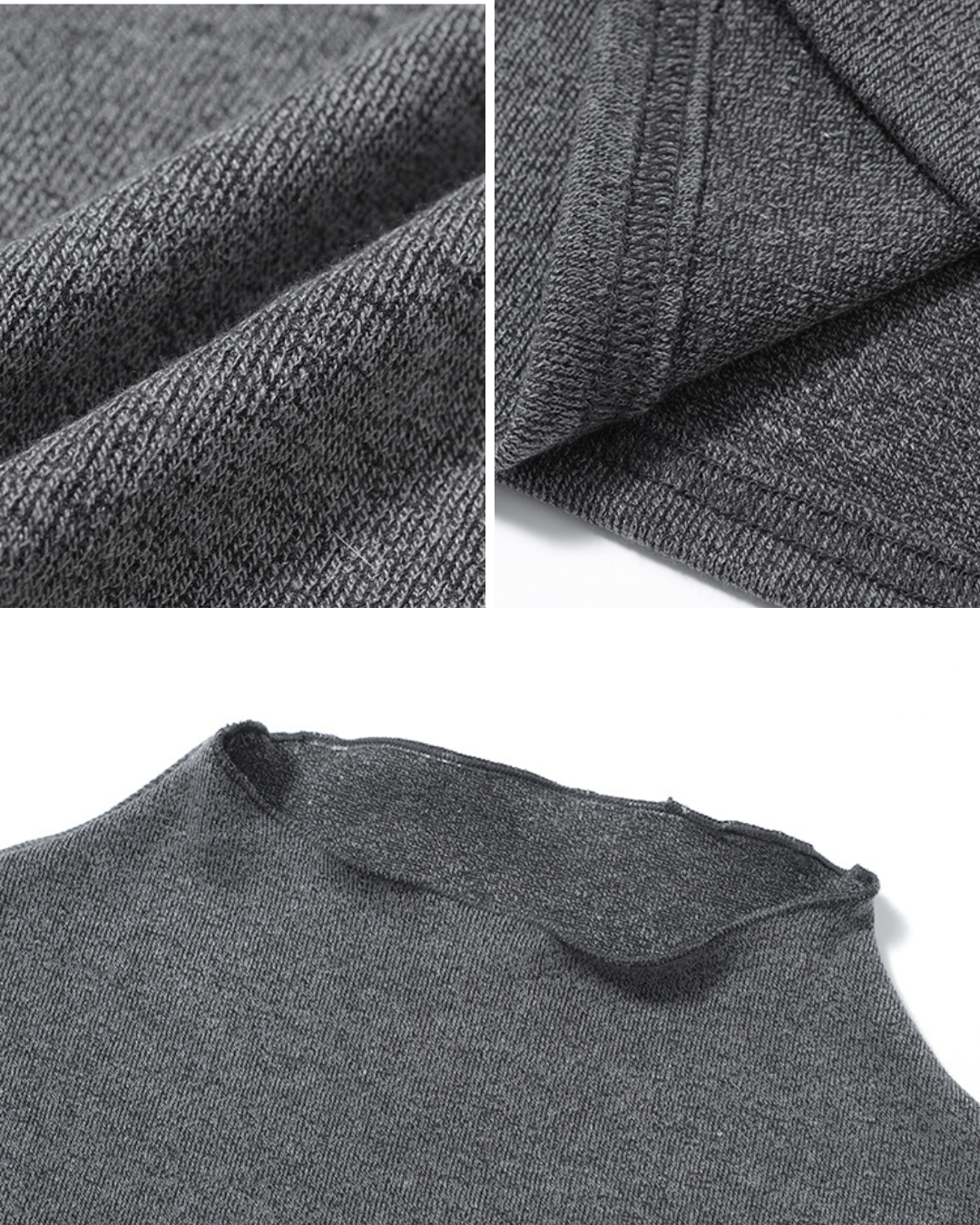 Elise Ribbed High-Neck Bodycon Mini Dress