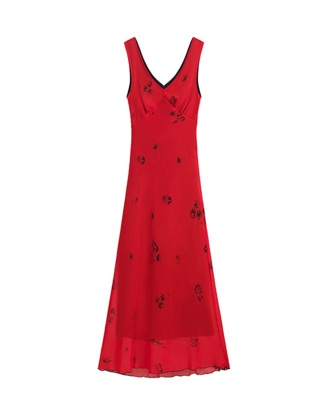 Rosalie Floral V-Neck Maxi Dress