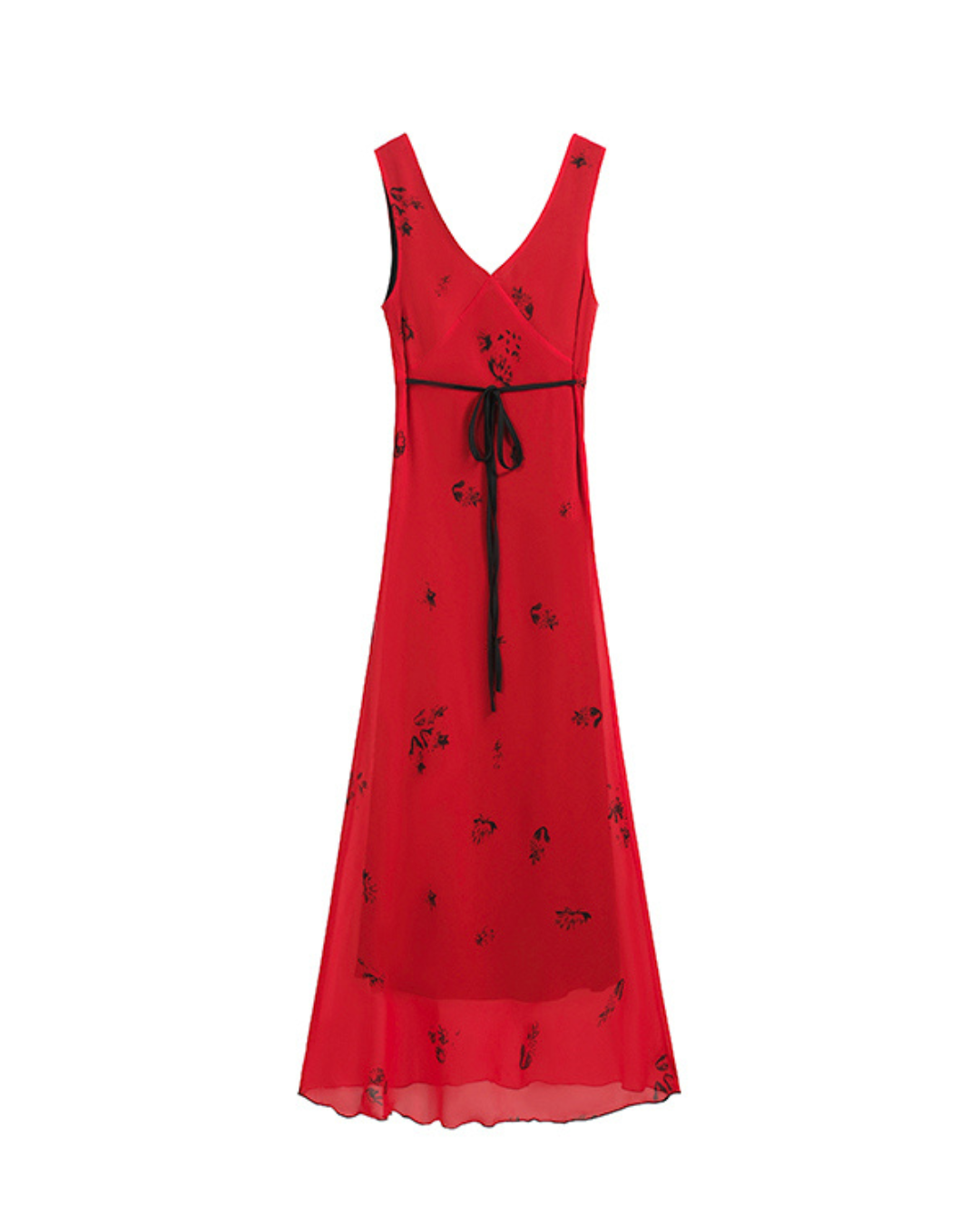 Rosalie Floral V-Neck Maxi Dress