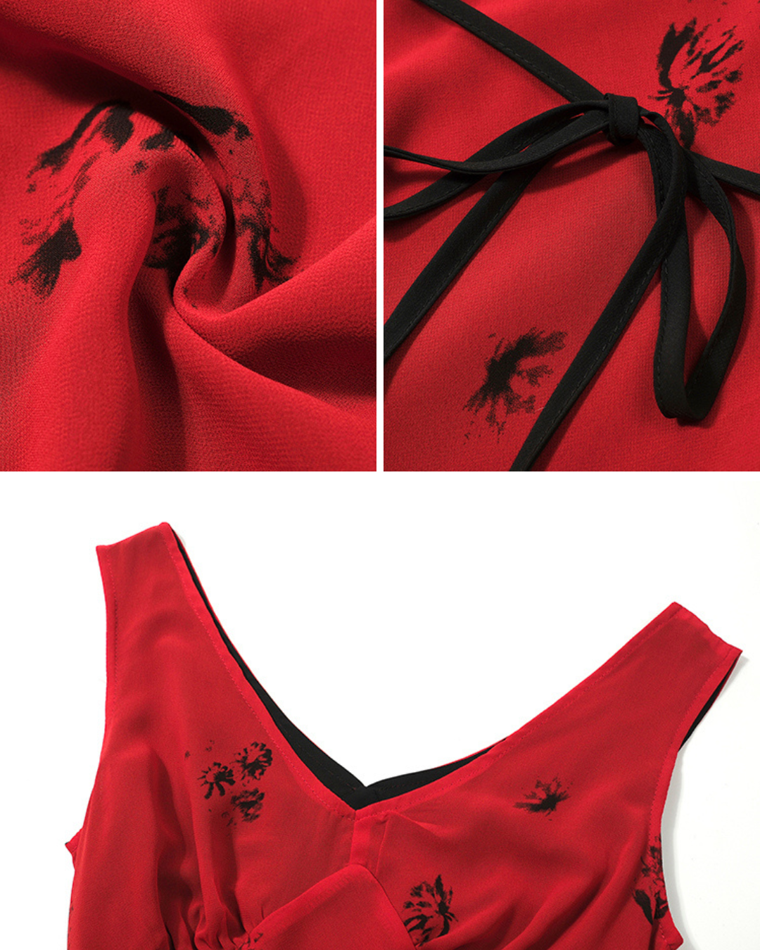 Rosalie Floral V-Neck Maxi Dress