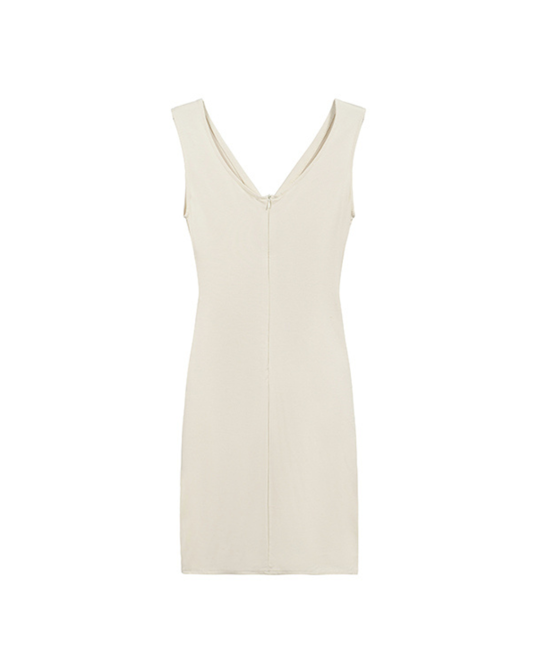 Muse Whisper Ruched V-Neck Mini Dress