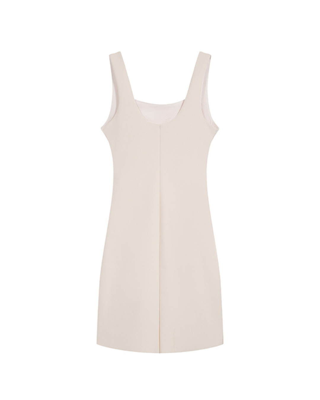 Evelyn Square-Neck Fitted Tank Mini Dress