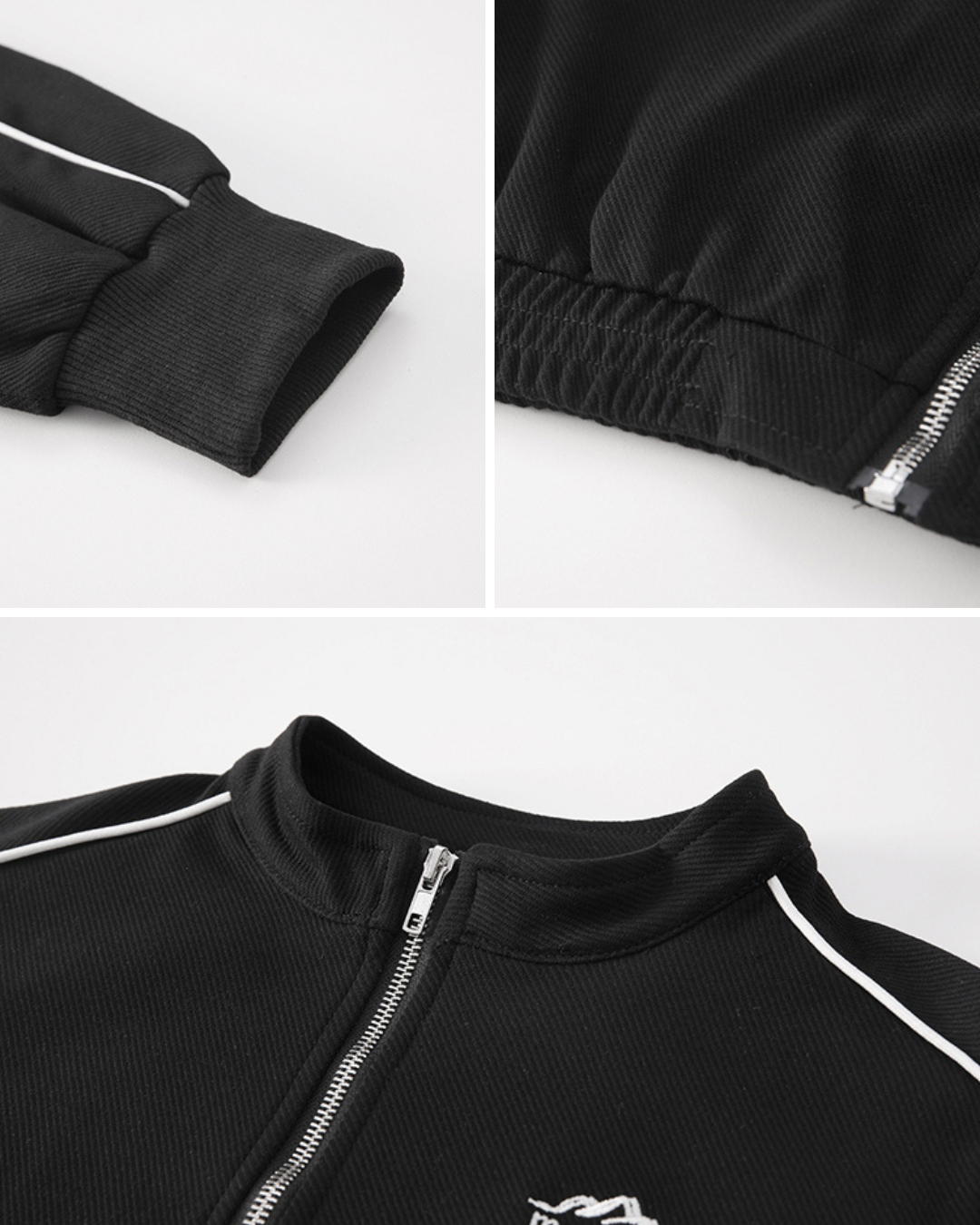 Campus Rebel Embroidered Cropped Jacket