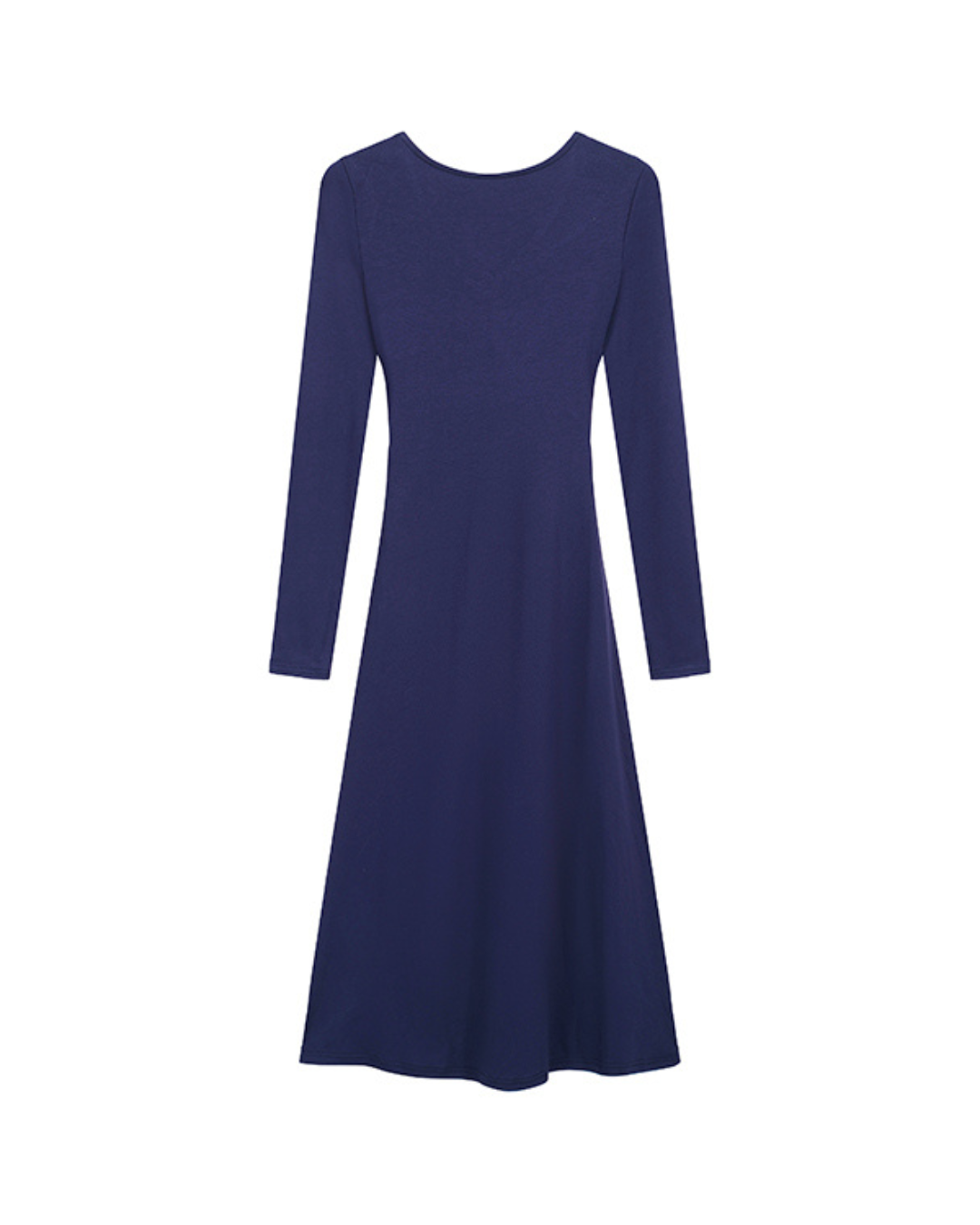 Parisian Wrap Long-Sleeve Maxi Dress