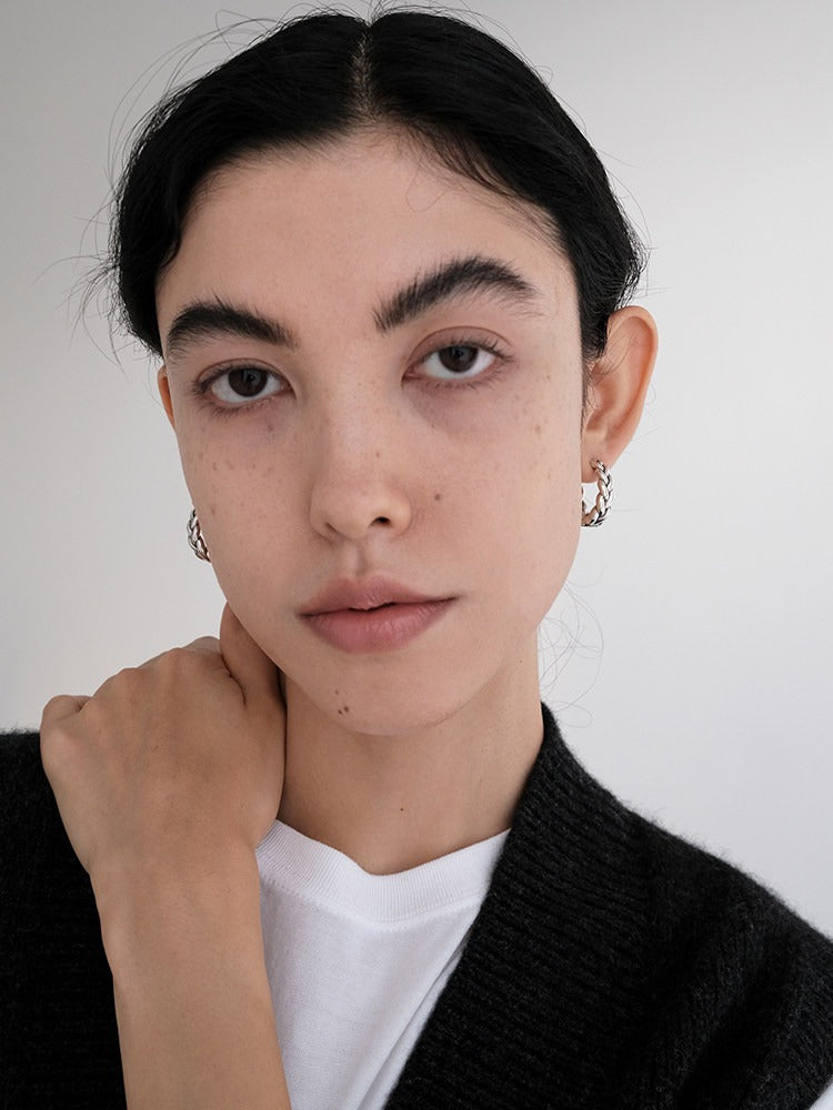 Braided Hoop Earrings