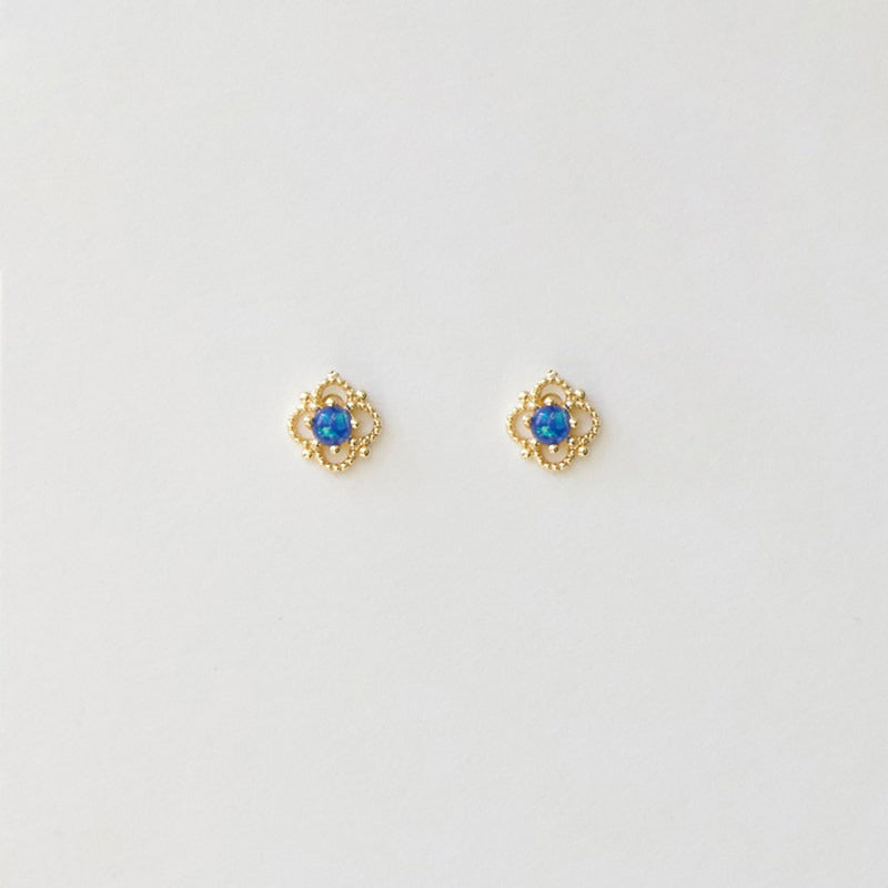 Opal Bloom Stud Earrings