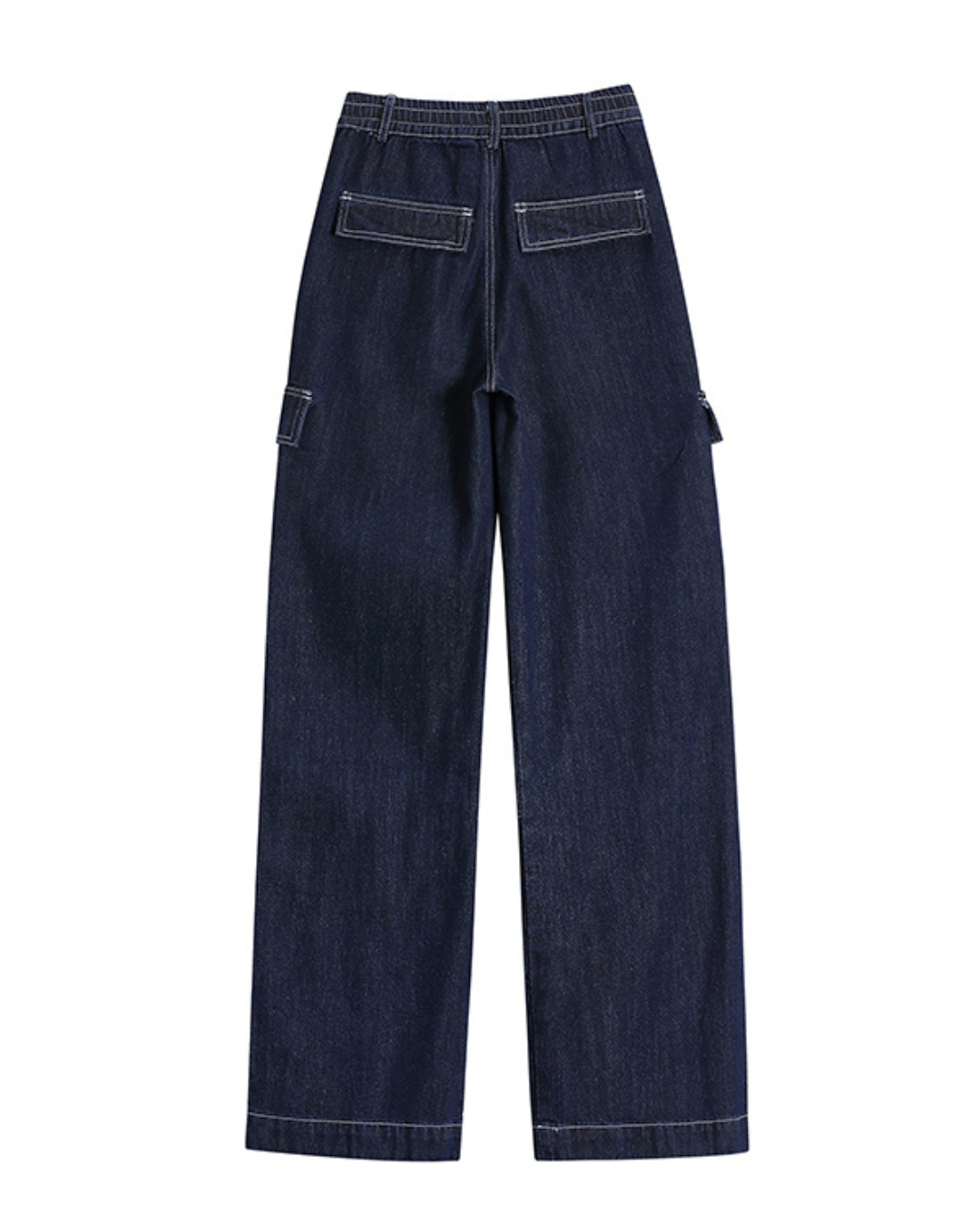 Retro Edge Oversized Wide-Leg Denim Pants