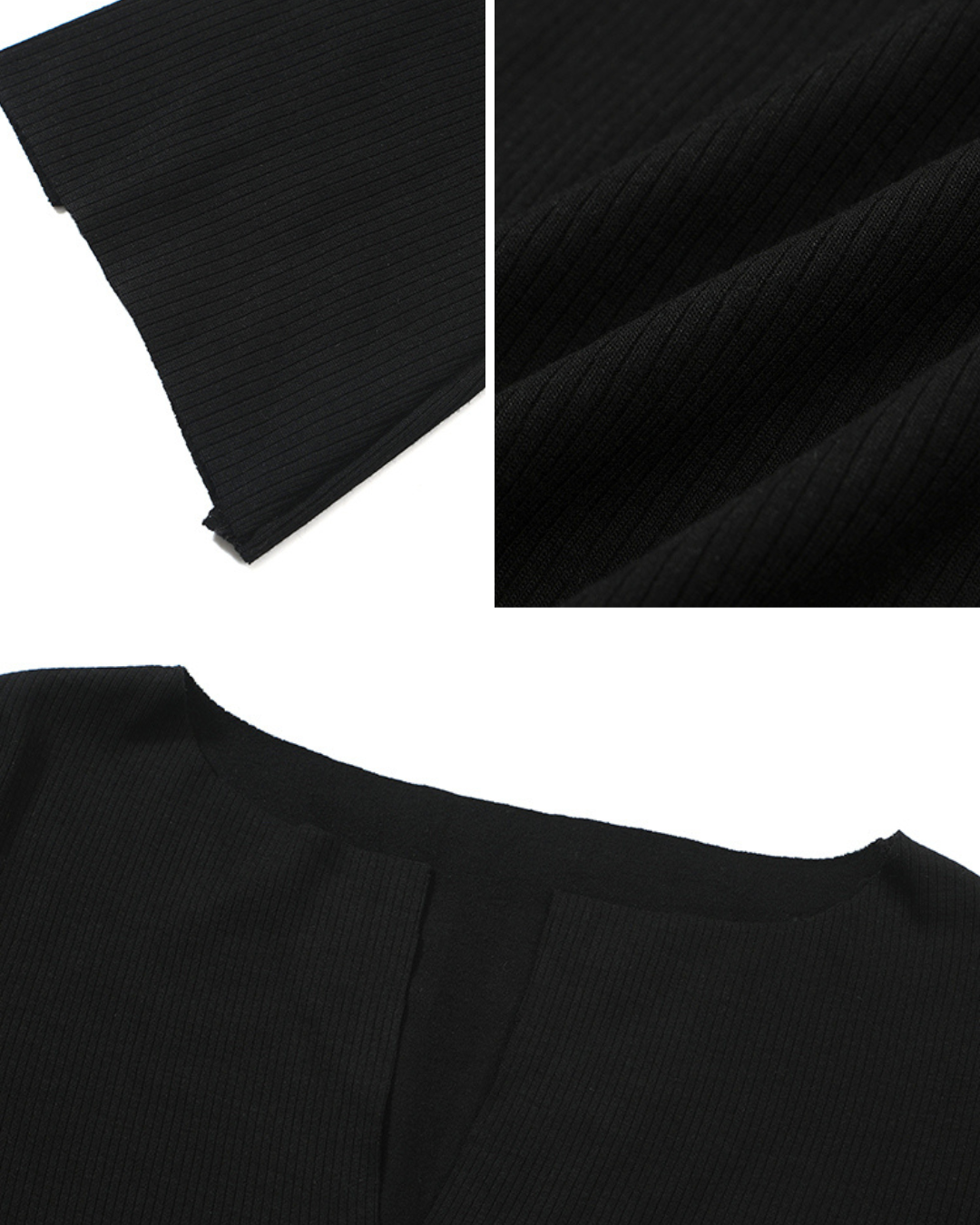 Siren Grace V-Neck Long-Sleeve Midi Dress