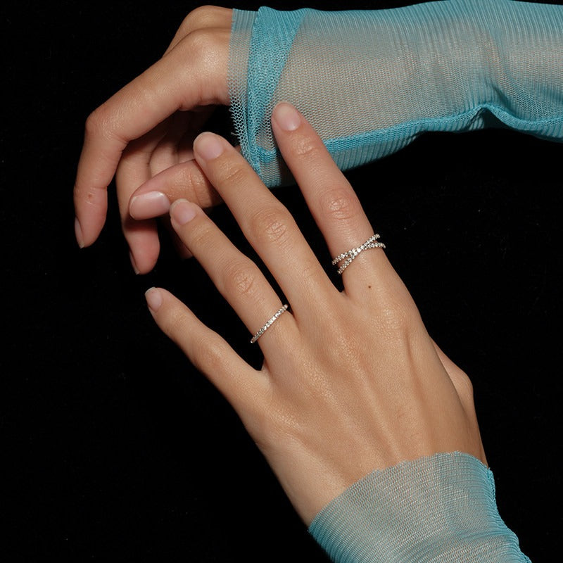 Infinity Duo Ring Set