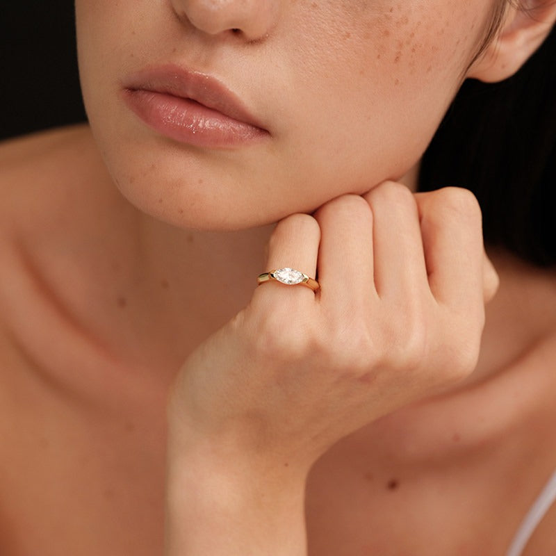 Marquise Solitaire Ring