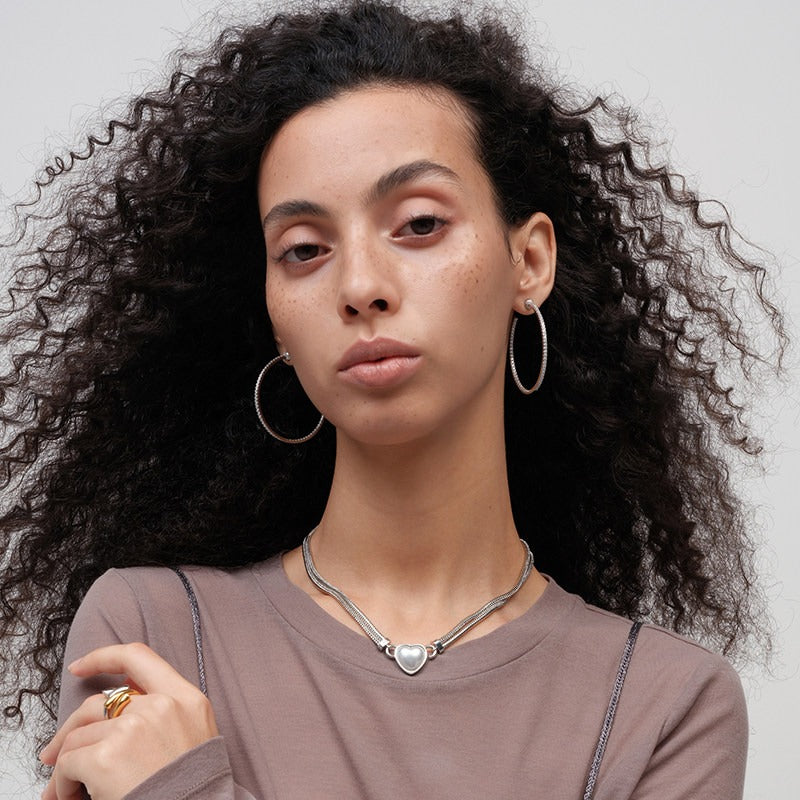 Pavé Circle Hoops