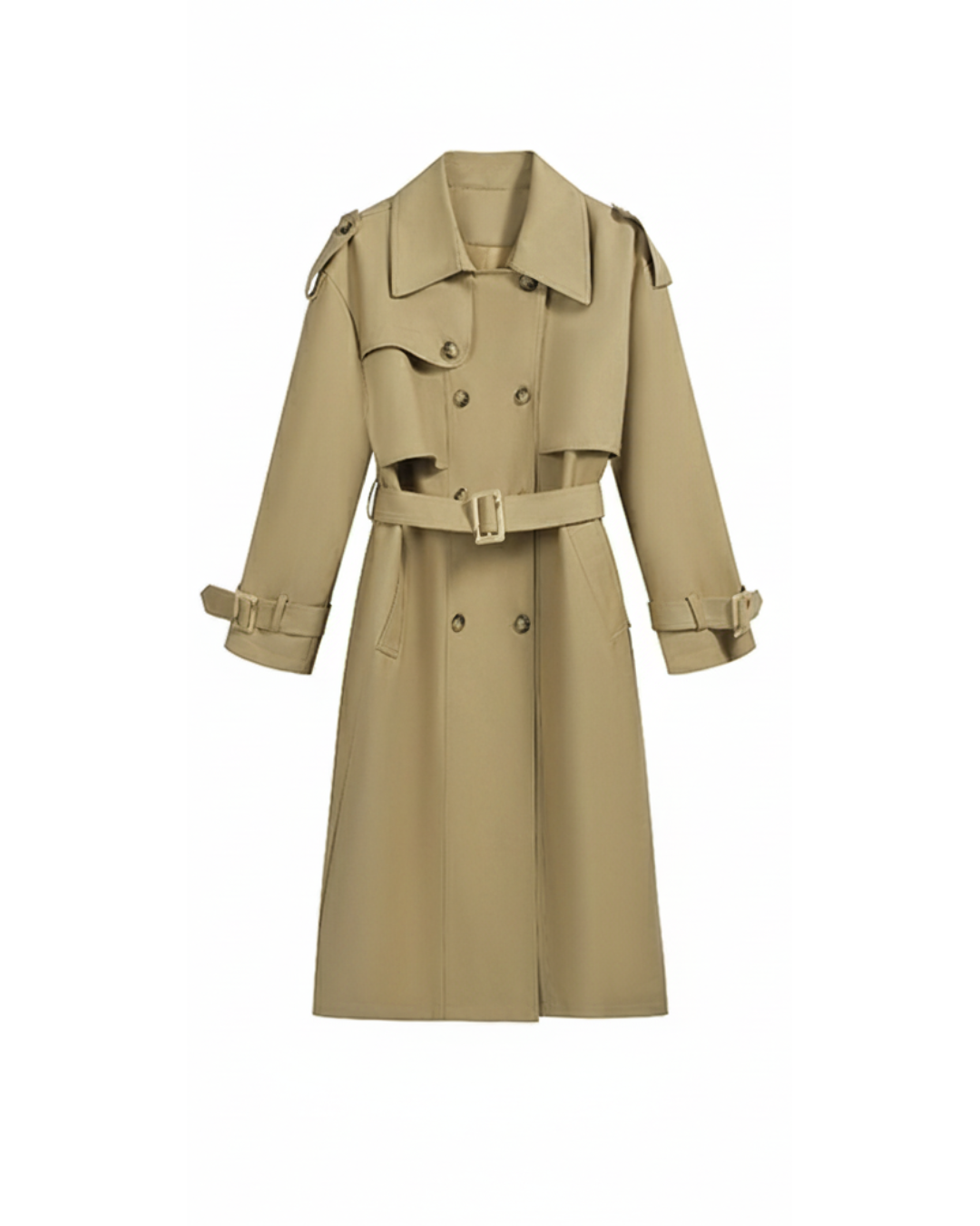 Timeless Khaki Trench Coat