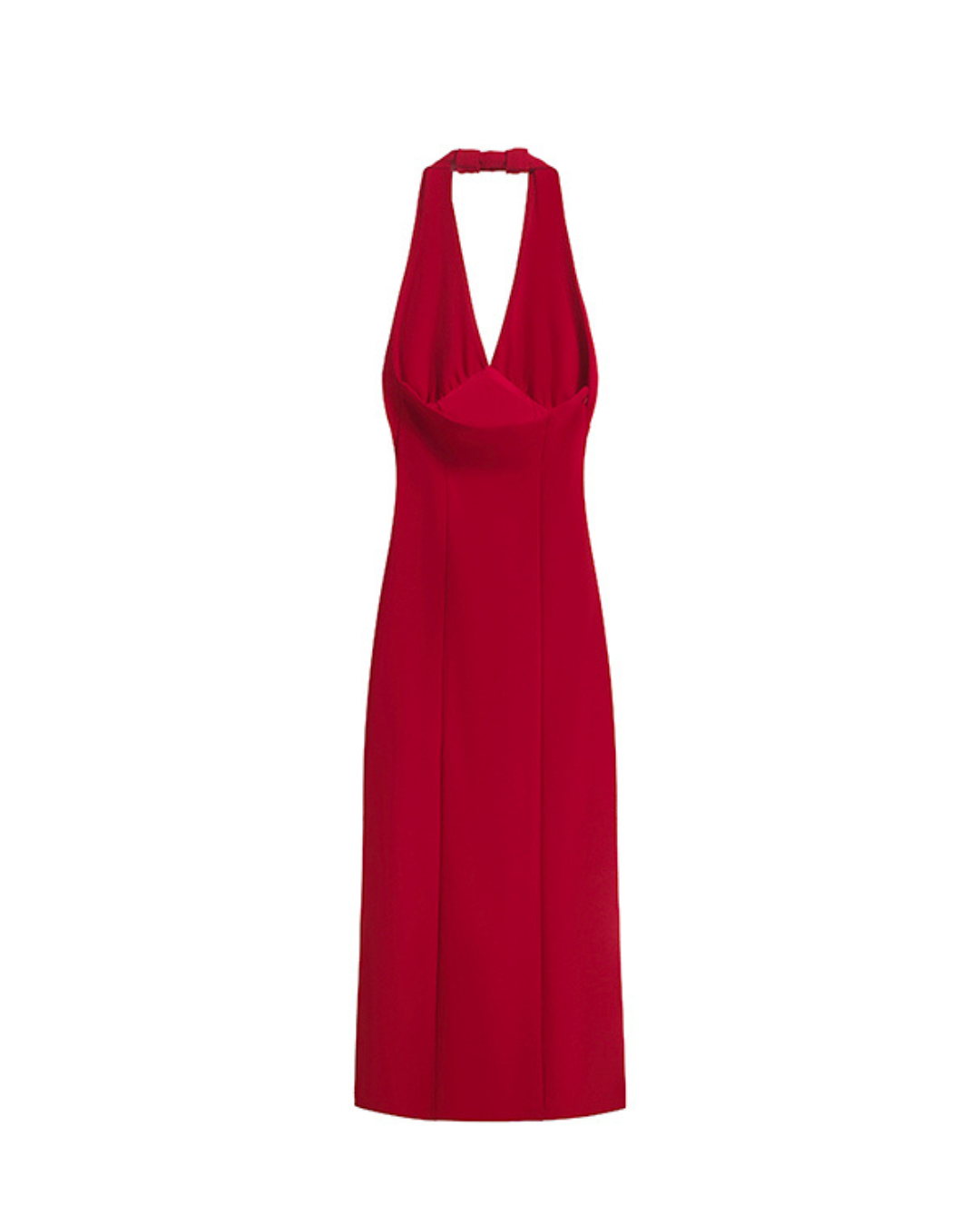 MONACO Halter Backless Split Maxi Dress