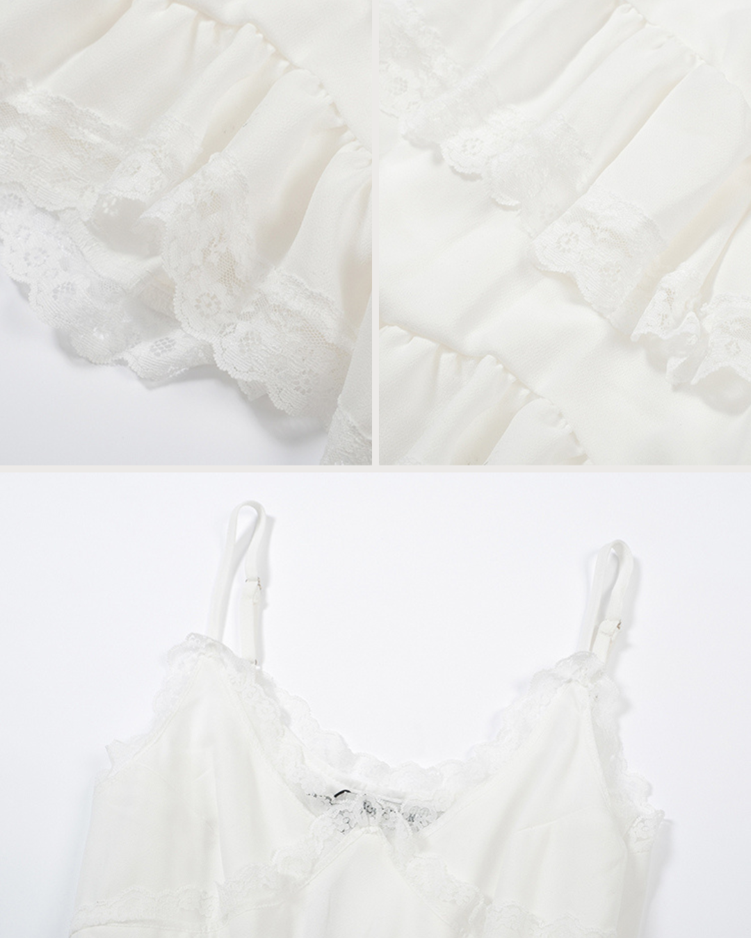 Elara Lace Trim Dress