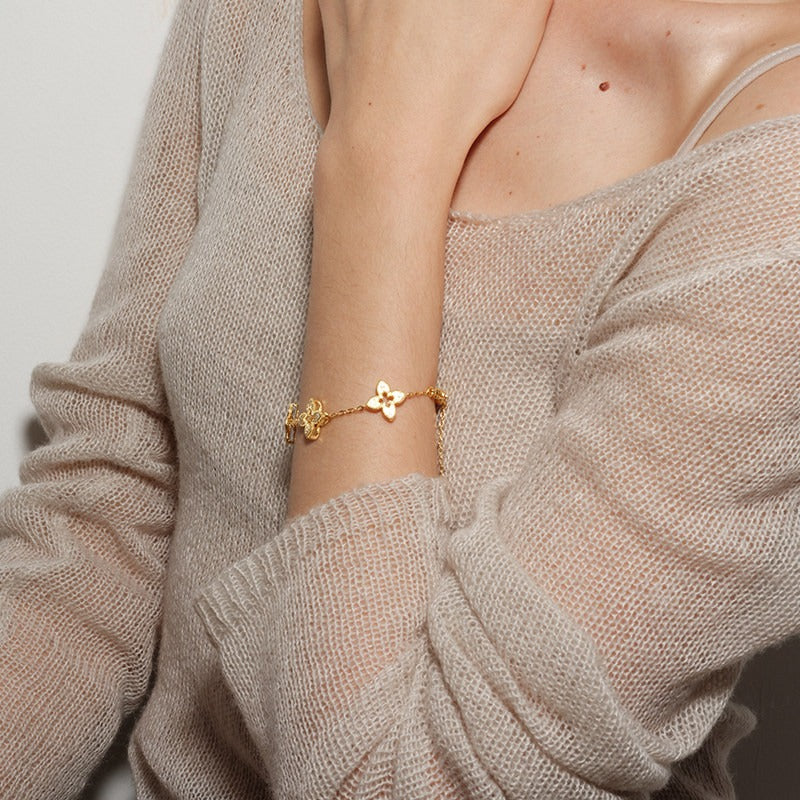 Golden Clover Bracelet