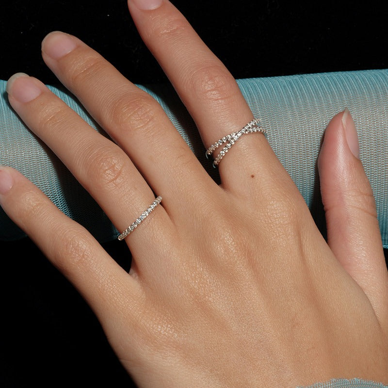 Infinity Duo Ring Set