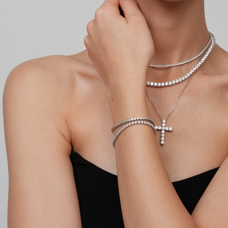 Lumen Cross Necklace