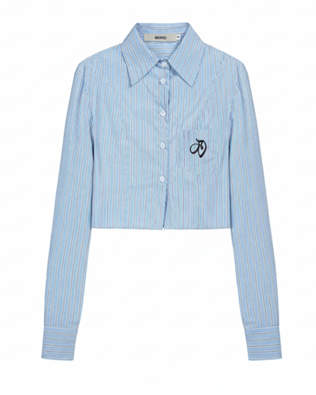 Emery Striped Cropped Shirt