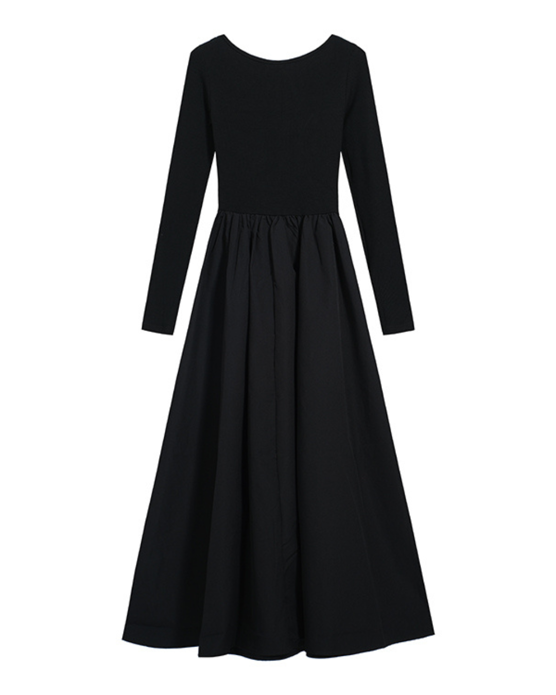 Poise Square-Neck Knit Dress